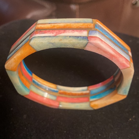 SilverFox ,Bracelet , with Gold Metal Band in Middle, Gorgeous 🔥 - Picture 5 of 7